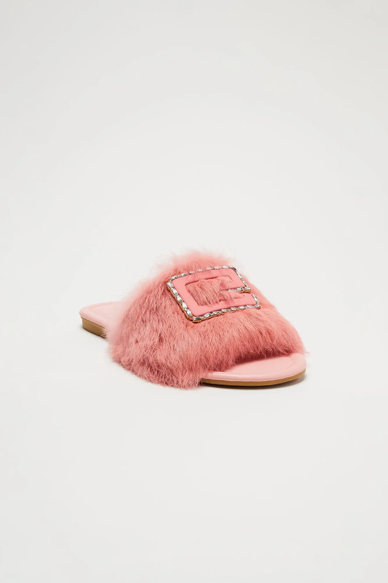 No Shade Fur Sandals - Pink sold by Fashion Nova product image thumbnail 2