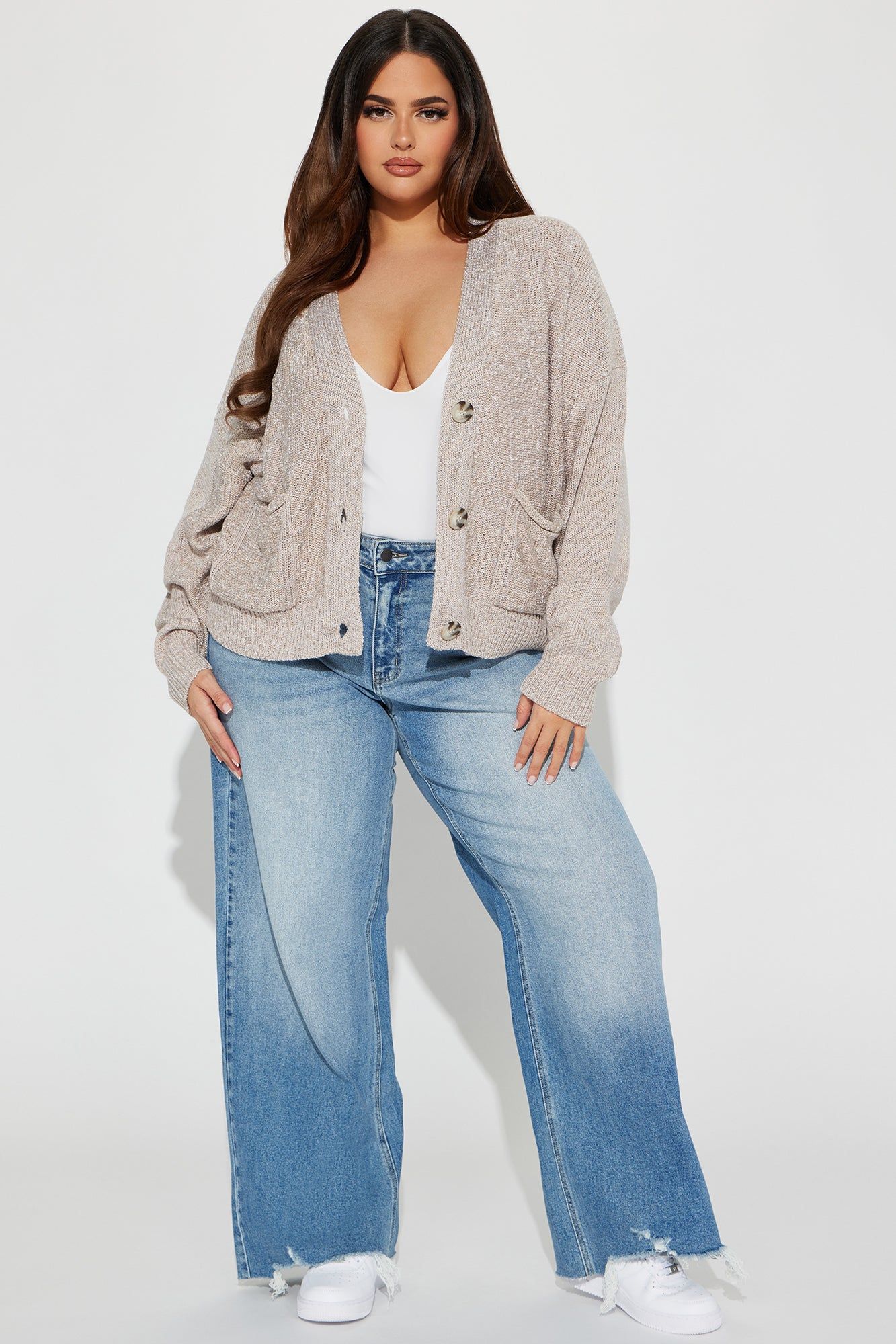 Audree Cardigan Sweater - Oatmeal sold by Fashion Nova product image thumbnail 5