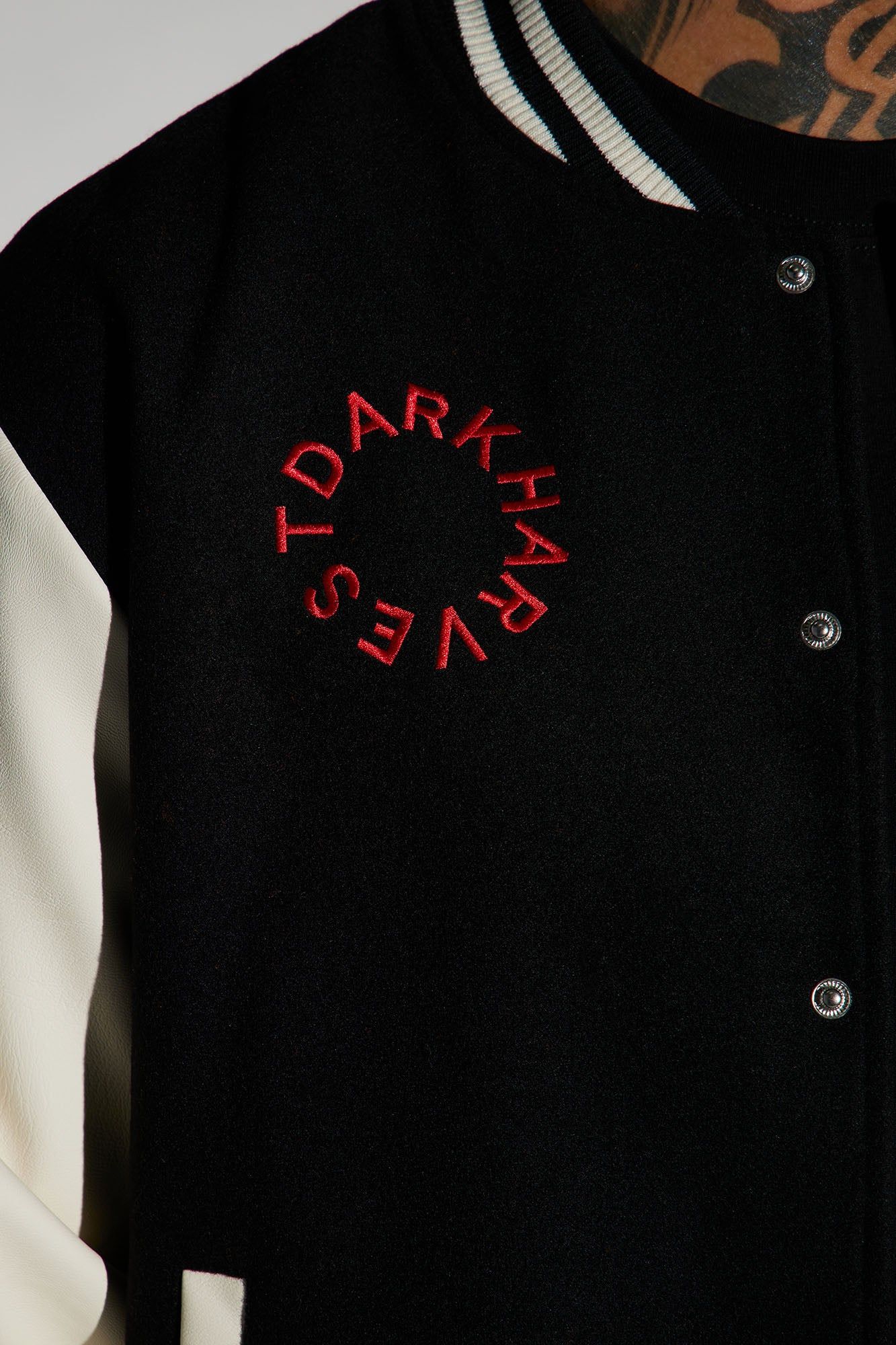 Dark Harvest Varsity Jacket - Black sold by Fashion Nova product image thumbnail 4