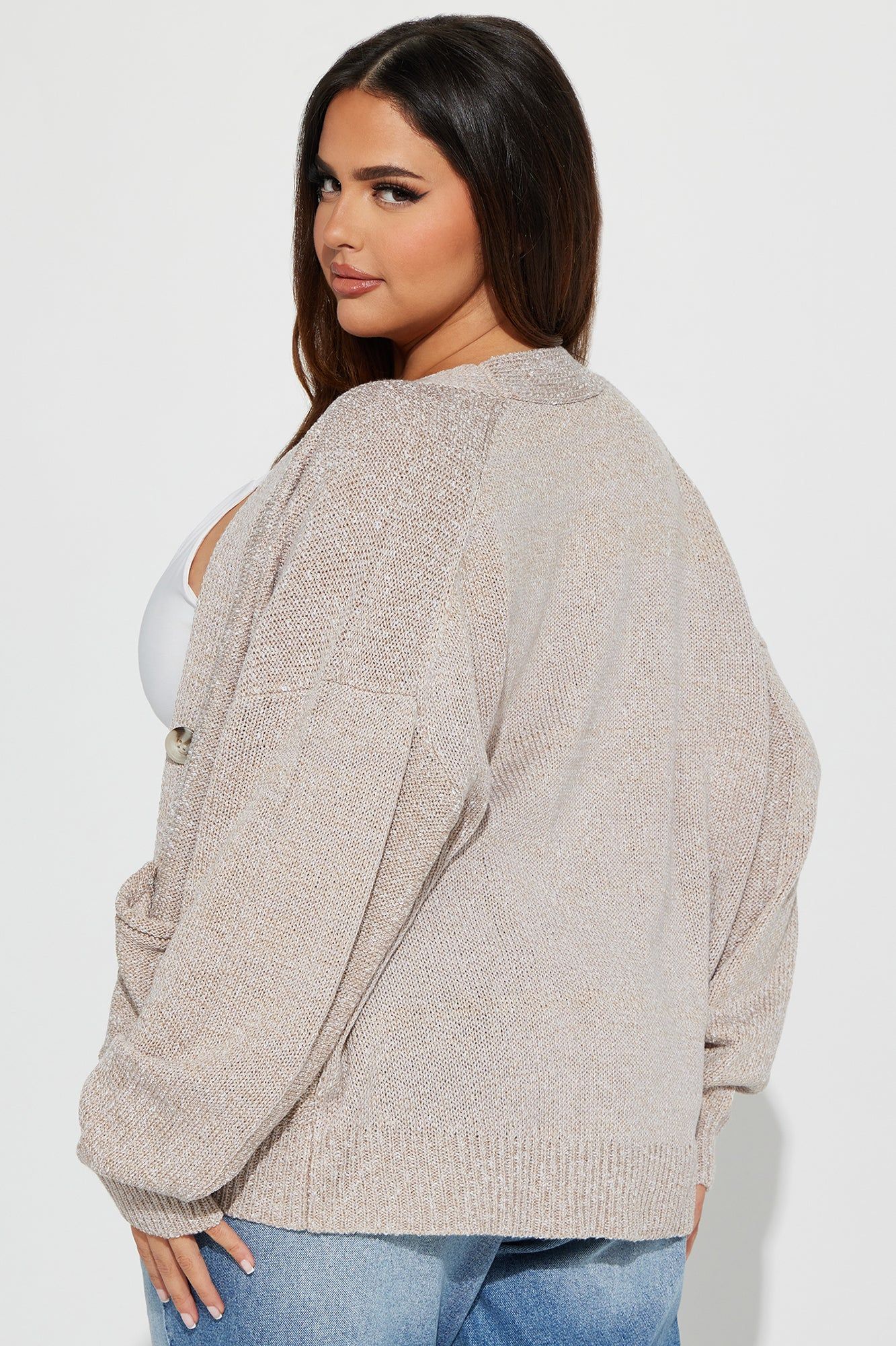Audree Cardigan Sweater - Oatmeal sold by Fashion Nova product image thumbnail 6