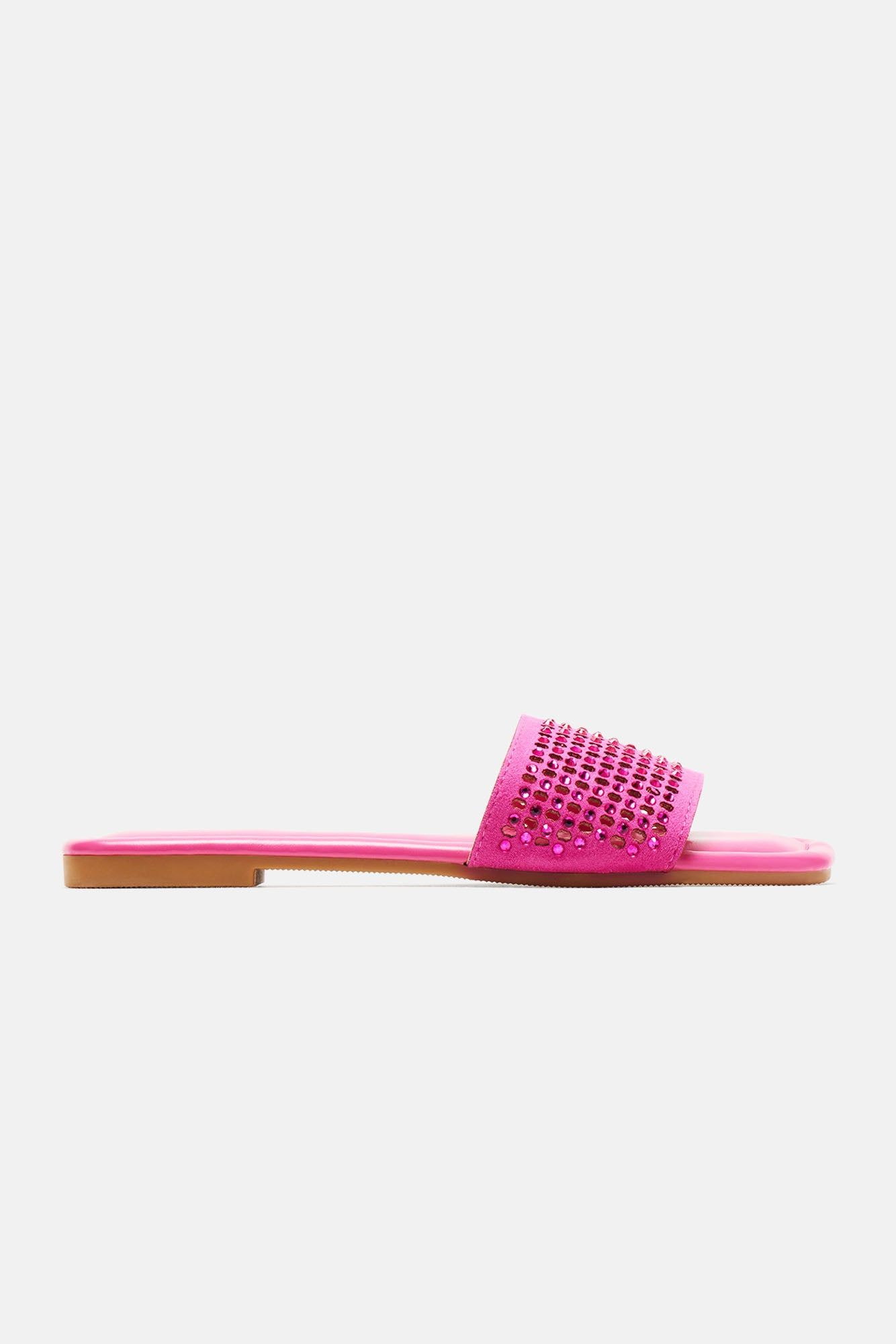Always Talking Flat Sandals - Pink sold by Fashion Nova product image thumbnail 4