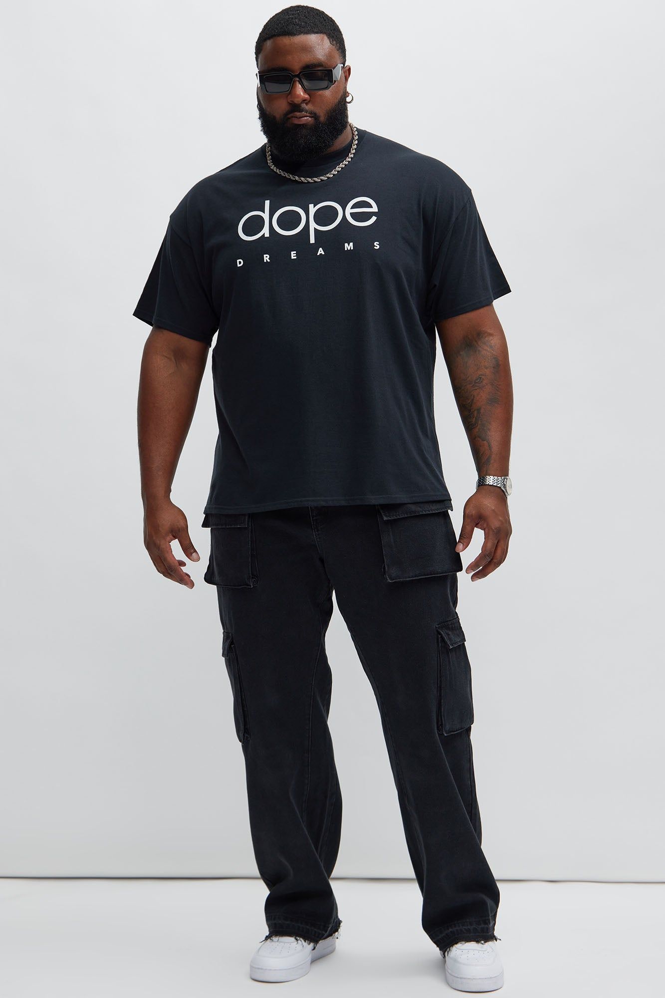 Dope Dreams Label Short Sleeve Tee - Black sold by Fashion Nova product image thumbnail 5
