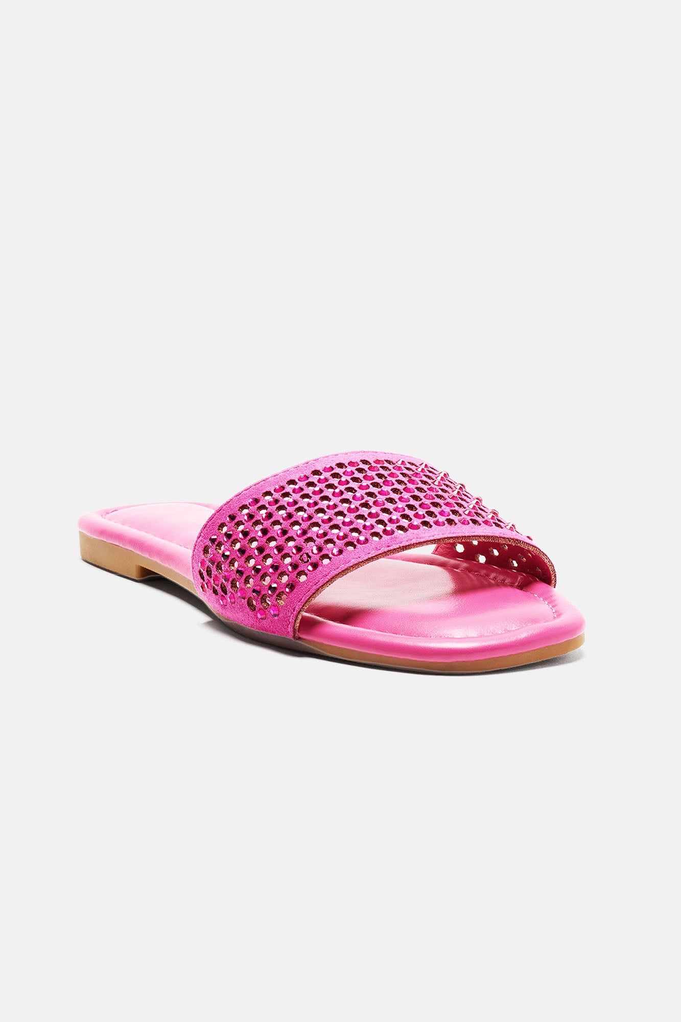 Always Talking Flat Sandals - Pink sold by Fashion Nova product image thumbnail 2