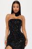 Valentina Sequin Maxi Dress - Black sold by Fashion Nova