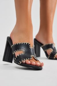 Giovanna Mules - Black sold by Fashion Nova