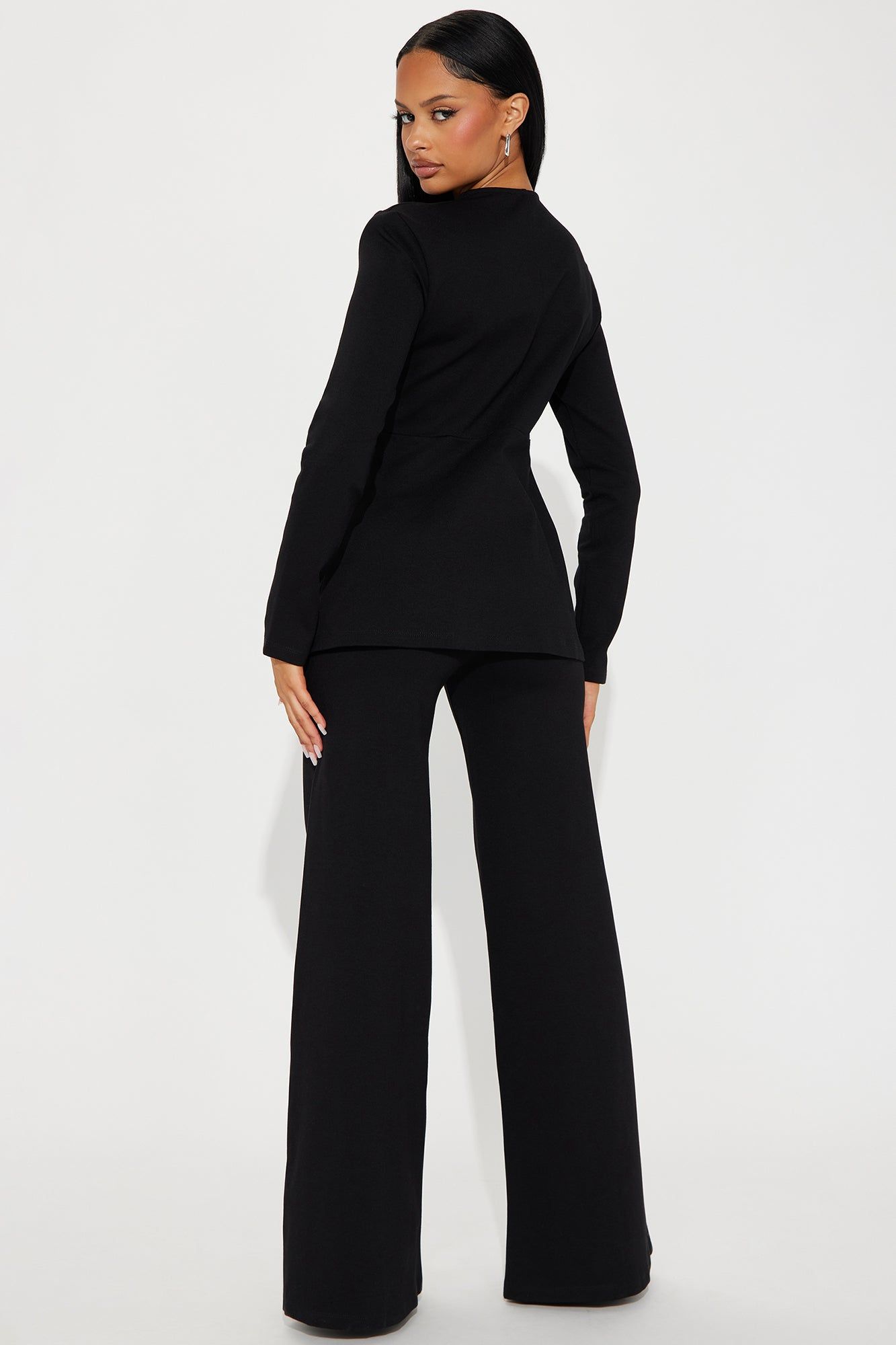 Believe It Blazer Pant Set - Black sold by Fashion Nova product image thumbnail 3