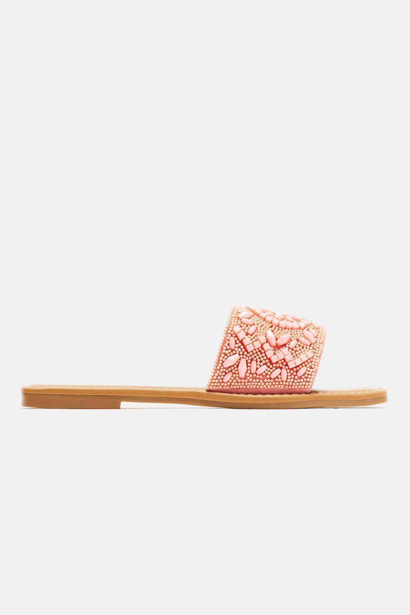 Vacation Vibes Beaded Sandals - Pink sold by Fashion Nova product image thumbnail 4