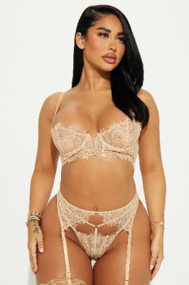 Shine For Me Mesh 2 Piece Set - Champagne sold by Fashion Nova