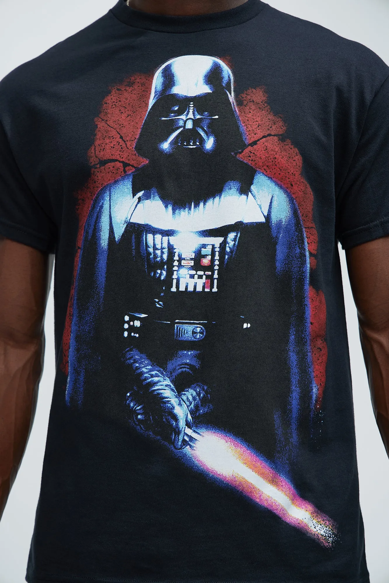 Star Wars Lord Vader Short Sleeve Tee - Black sold by Fashion Nova