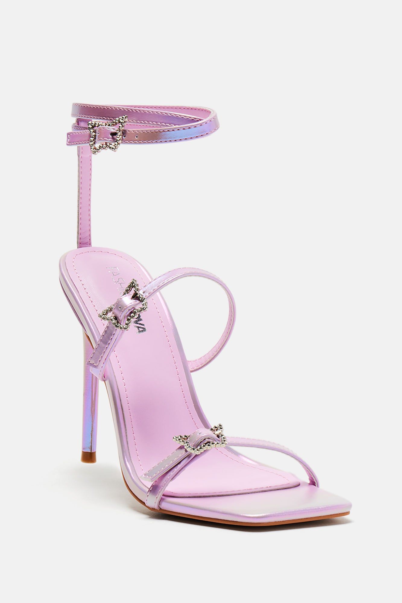 So Delighted Butterfly Heeled Sandals - Multi Color sold by Fashion Nova product image thumbnail 2