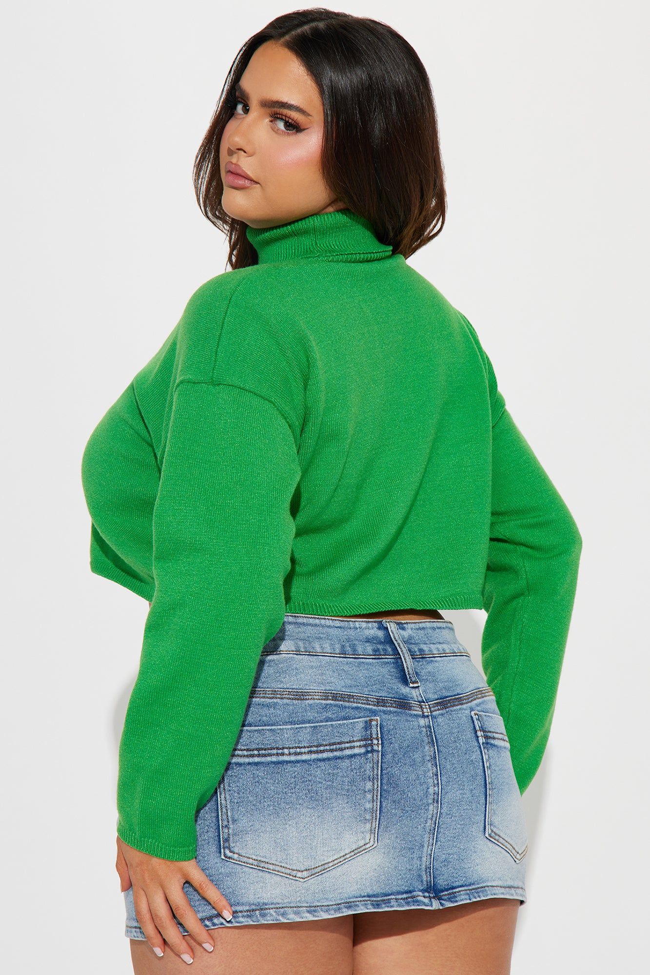 Lolani Turtleneck Sweater - Green sold by Fashion Nova product image thumbnail 6