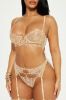 Shine For Me Mesh 2 Piece Set - Champagne sold by Fashion Nova