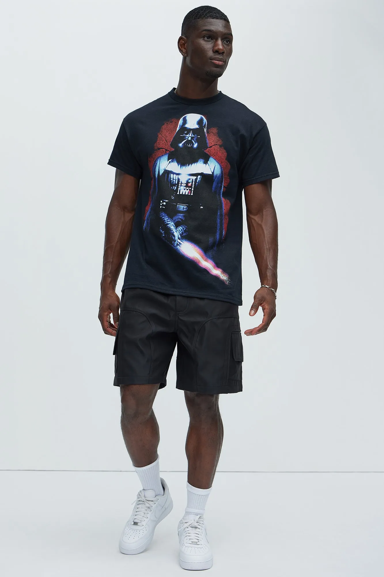 Star Wars Lord Vader Short Sleeve Tee - Black sold by Fashion Nova product image thumbnail 3