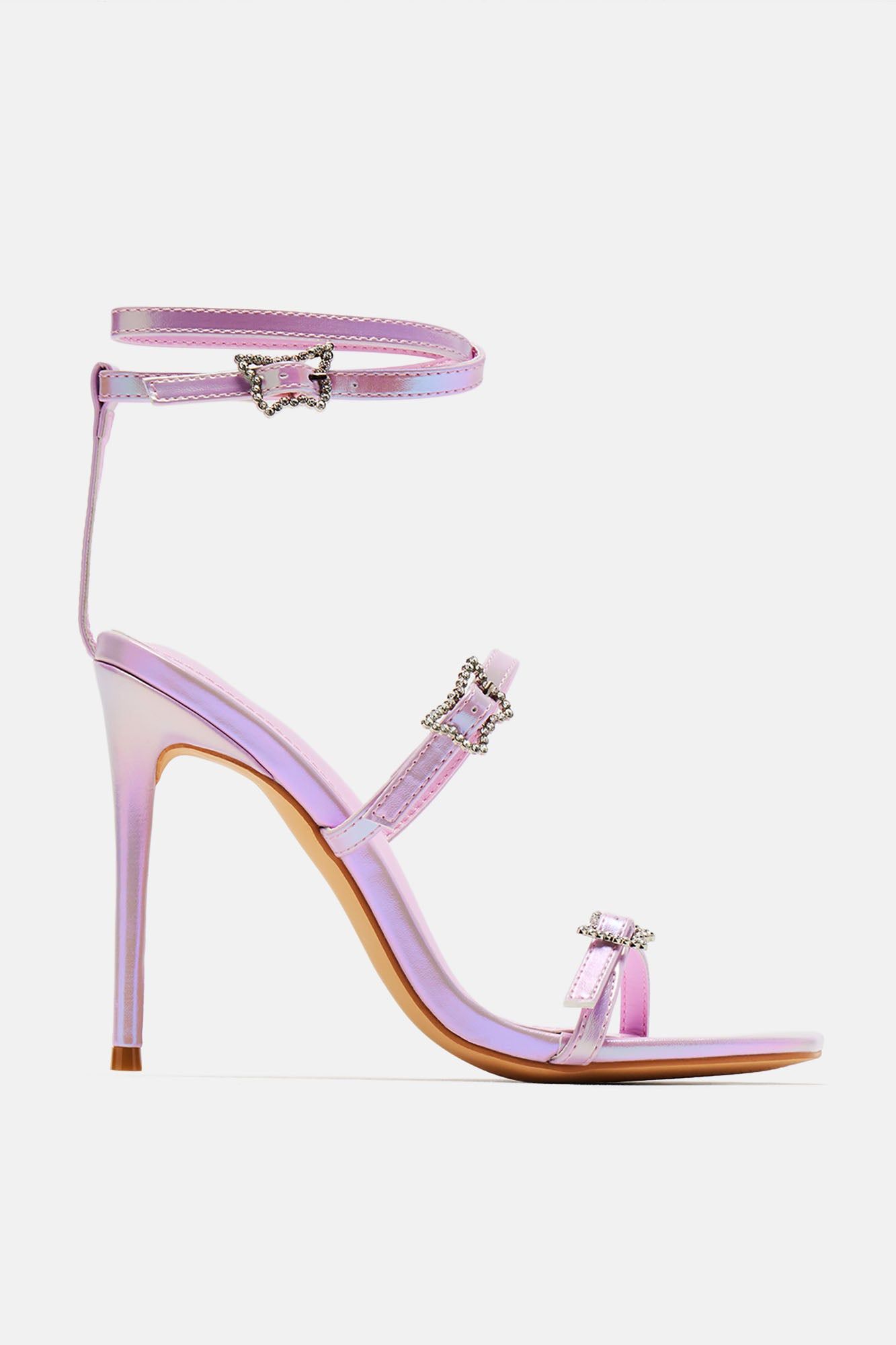 So Delighted Butterfly Heeled Sandals - Multi Color sold by Fashion Nova product image thumbnail 4