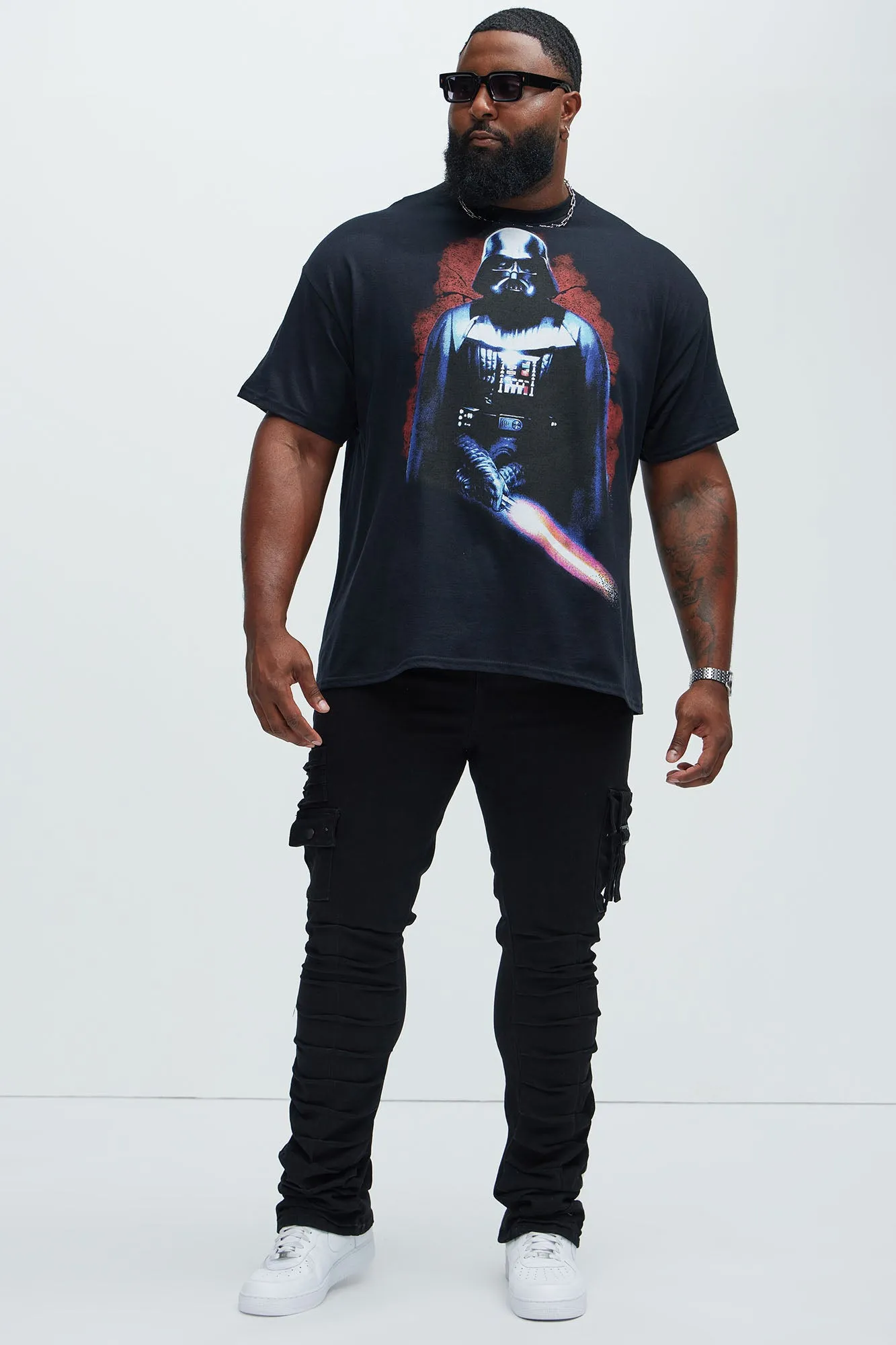 Star Wars Lord Vader Short Sleeve Tee - Black sold by Fashion Nova product image thumbnail 5