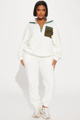 Cozy Adventures Jogger Set - Cream sold by Fashion Nova
