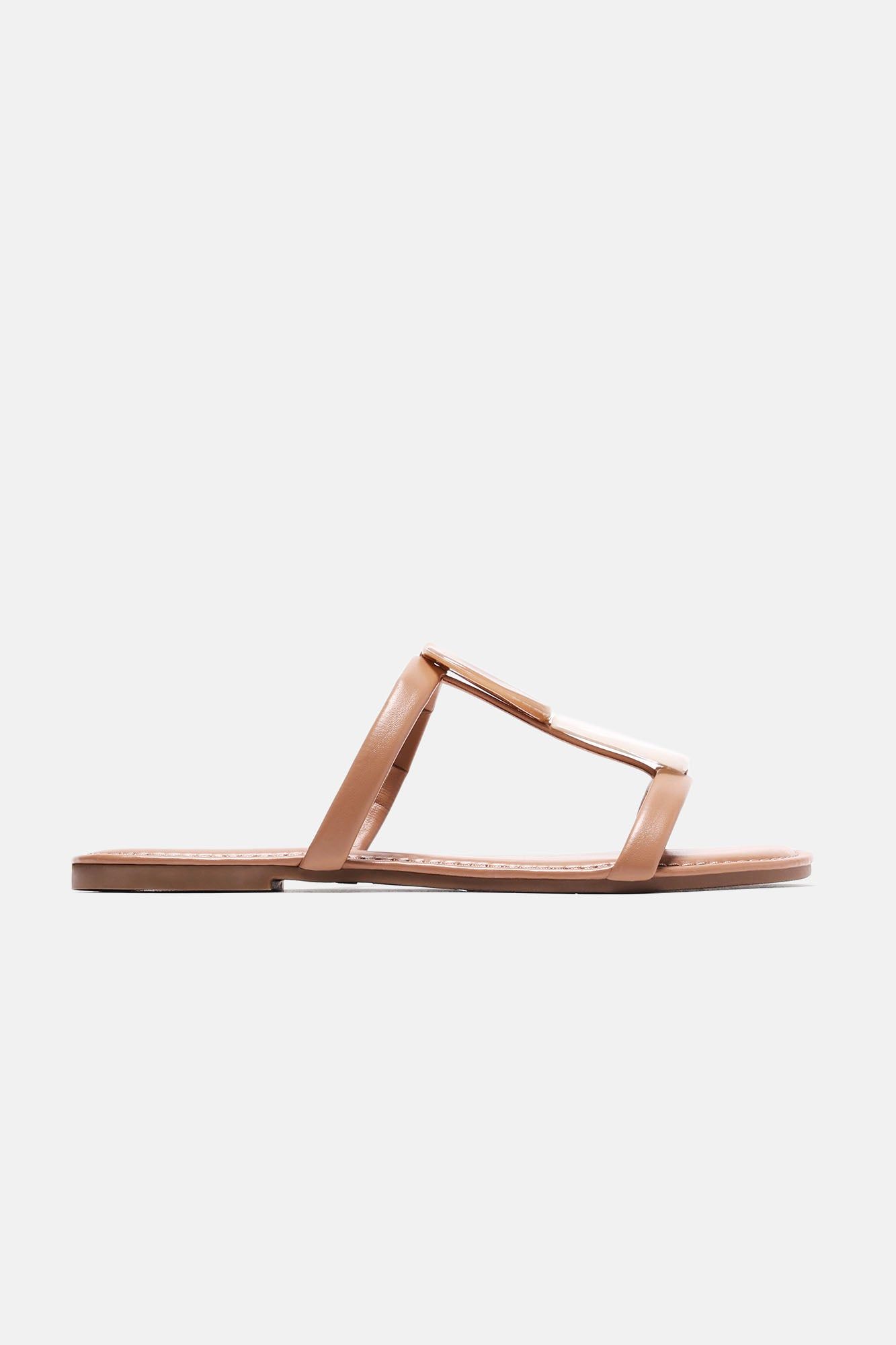 Life Of Leisure Sandals - Tan sold by Fashion Nova product image thumbnail 4