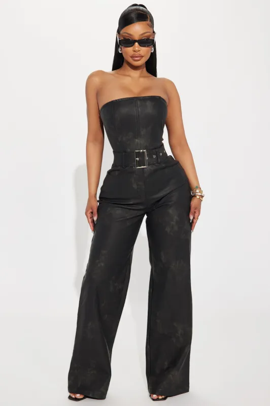 One Time Offer Jumpsuit - Black sold by Fashion Nova