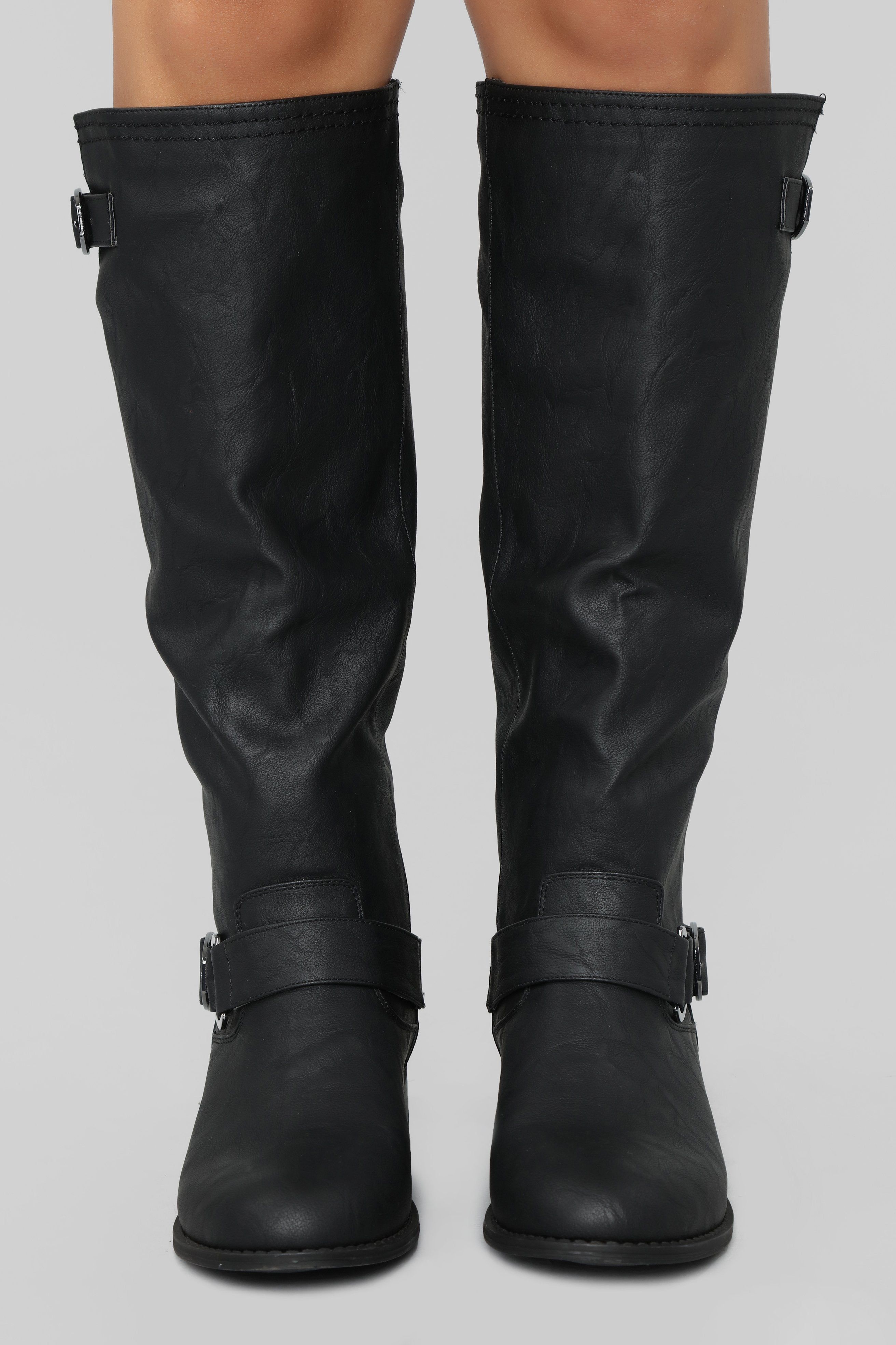 Back Away Flat Boot - Black sold by Fashion Nova product image thumbnail 3