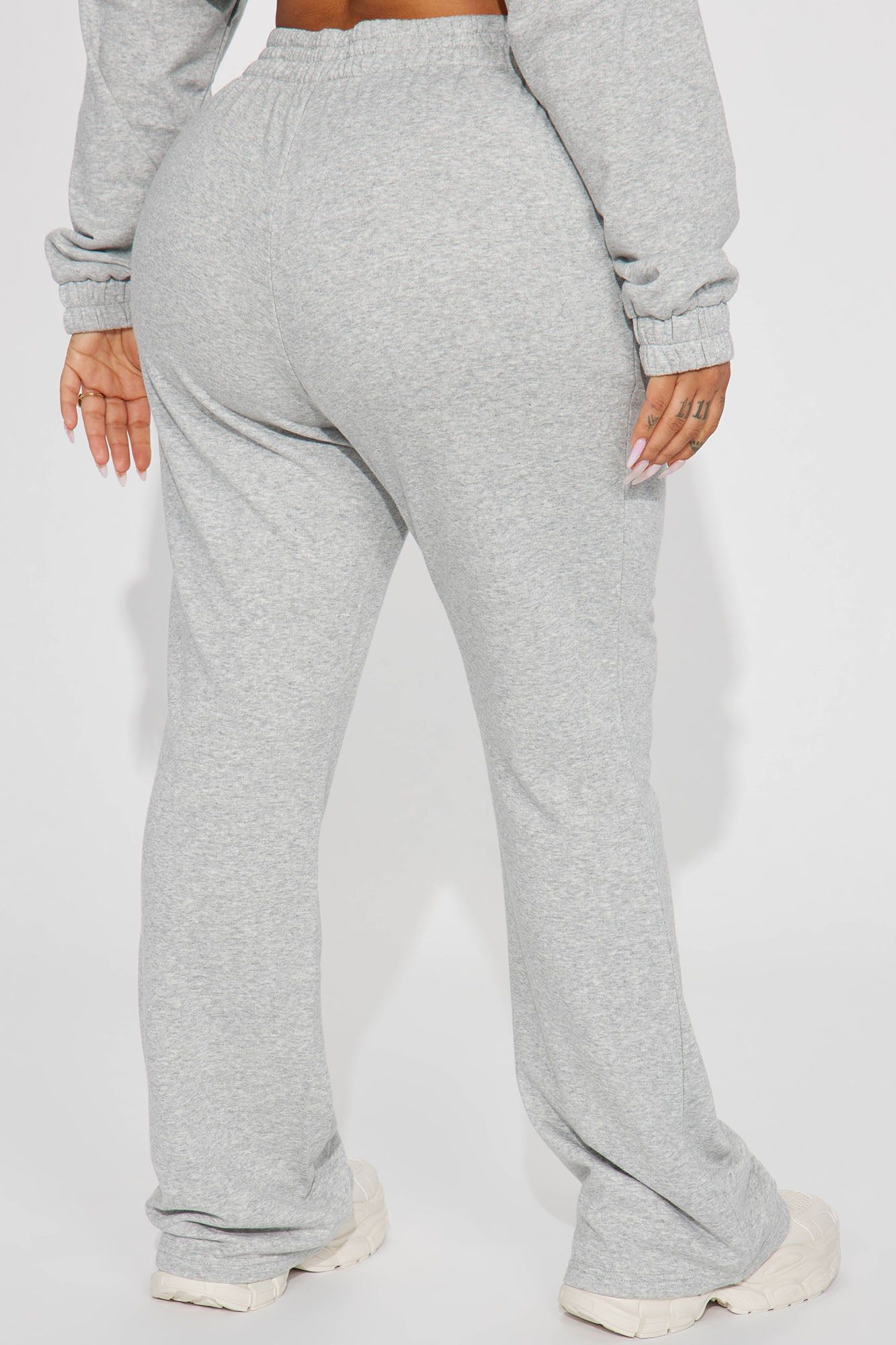 Give It Away Lounge Flare Pant - Heather Grey sold by Fashion Nova product image thumbnail 6