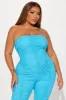What It Is Mesh Jumpsuit - Blue sold by Fashion Nova