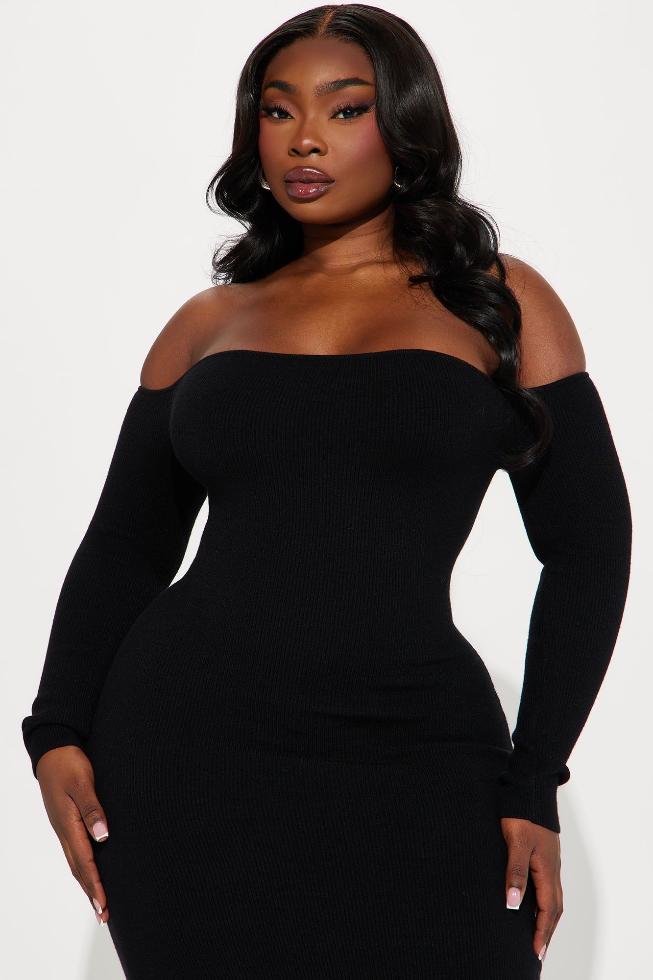 Regina Sweater Maxi Dress - Black sold by Fashion Nova product image thumbnail 5