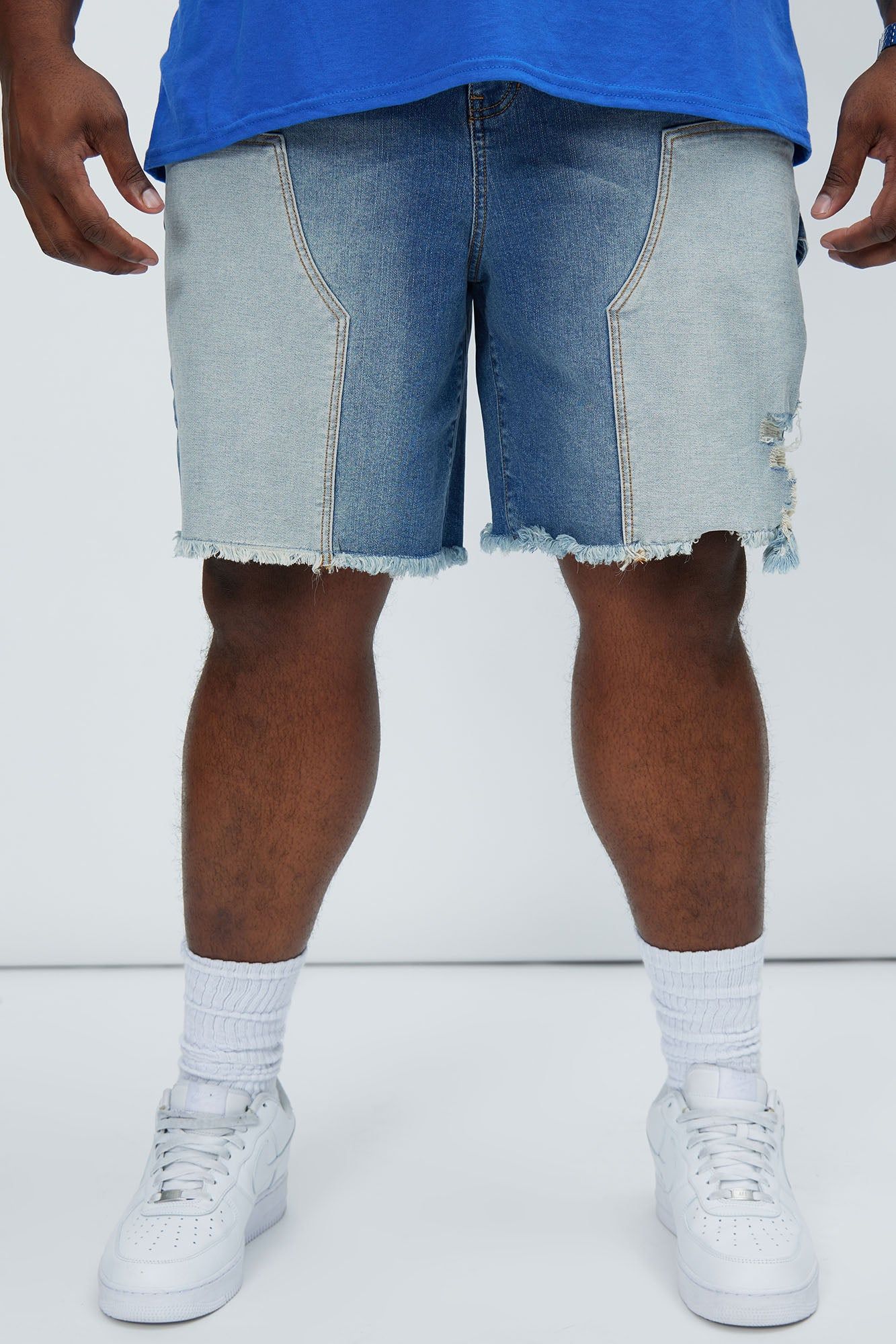 Braddy Carpenter Relaxed Shorts - Medium Wash sold by Fashion Nova product image thumbnail 5
