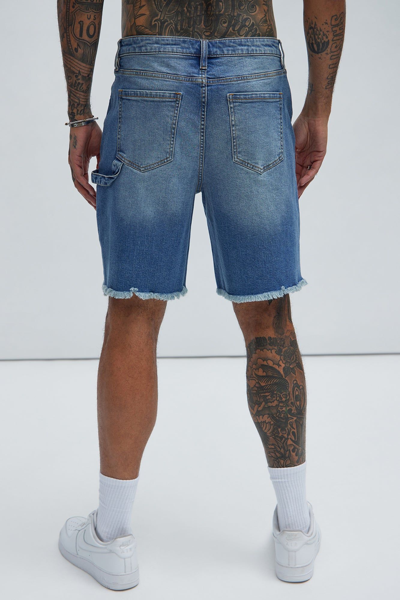 Braddy Carpenter Relaxed Shorts - Medium Wash sold by Fashion Nova product image thumbnail 4
