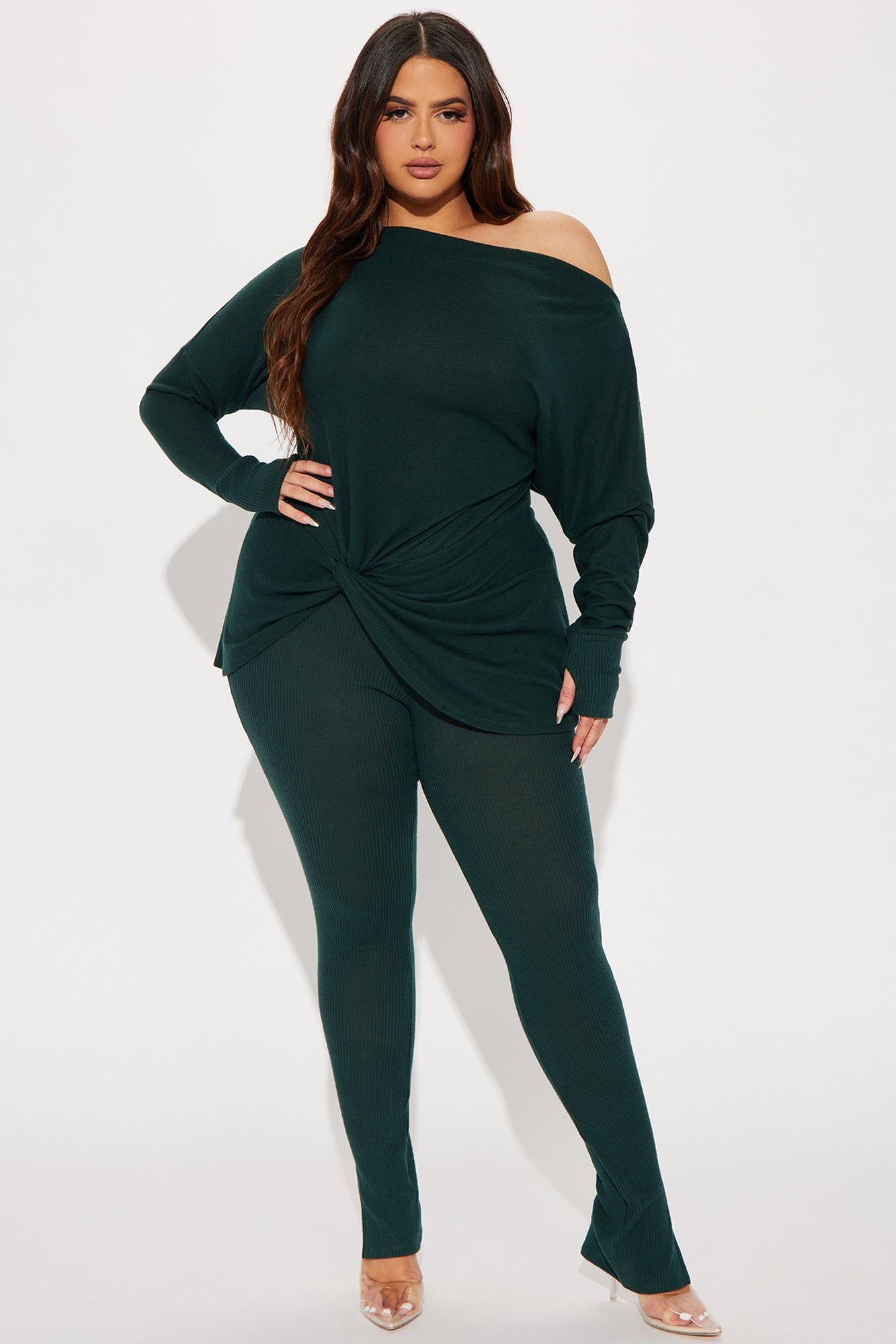 Tara Twist Front Pant Set - Olive sold by Fashion Nova product image thumbnail 4