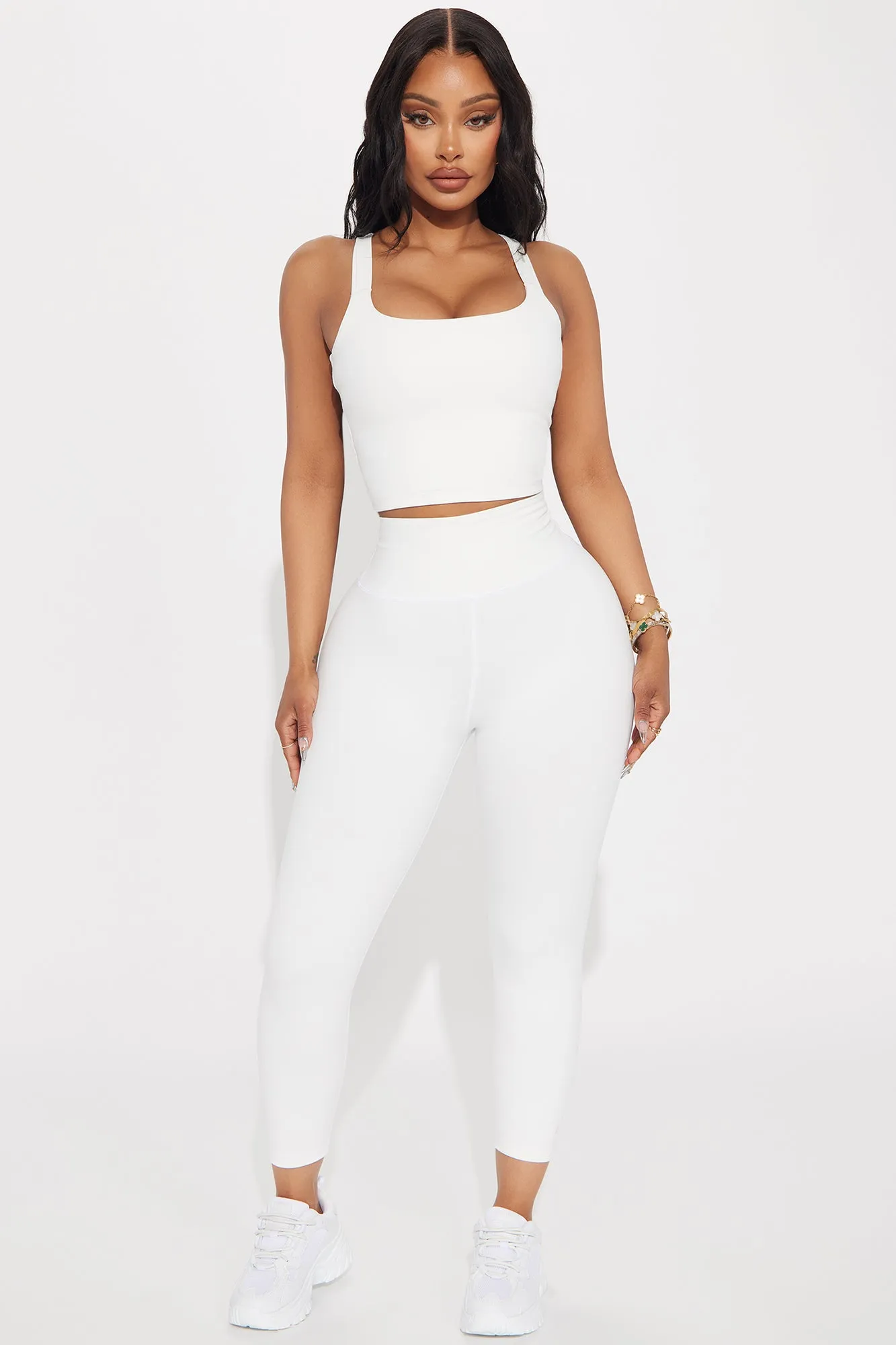 Flexibility Super Soft Active Top - White sold by Fashion Nova product image thumbnail 2