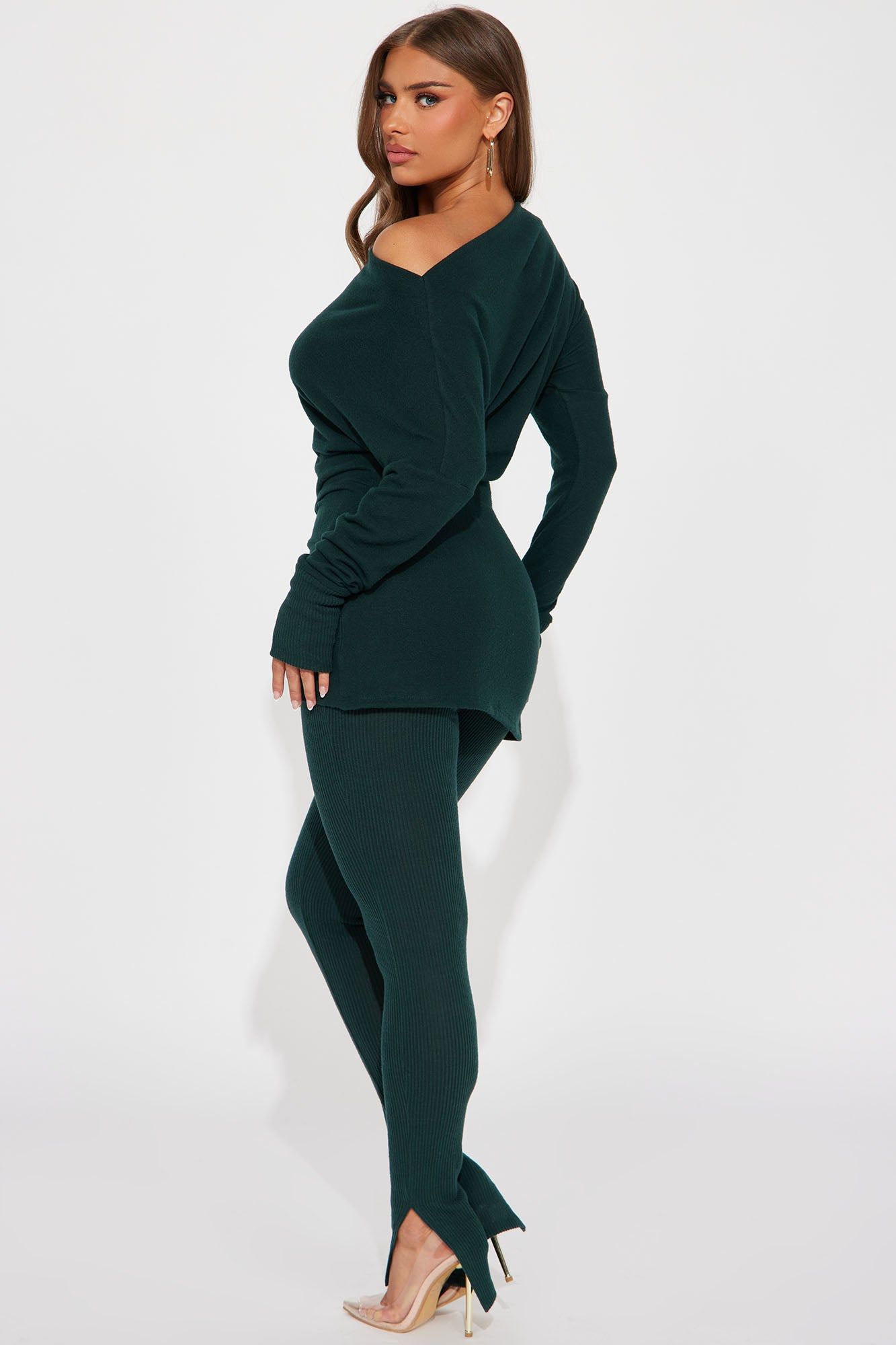 Tara Twist Front Pant Set - Olive sold by Fashion Nova product image thumbnail 3