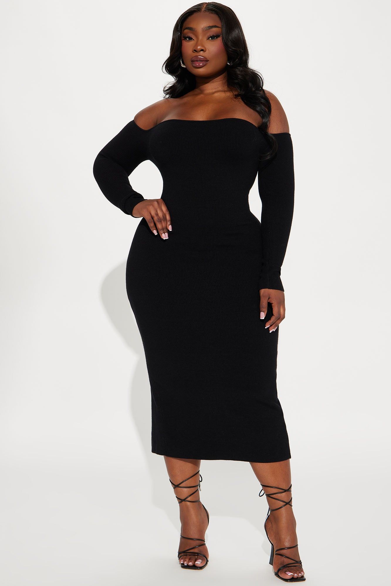 Regina Sweater Maxi Dress - Black sold by Fashion Nova product image thumbnail 4