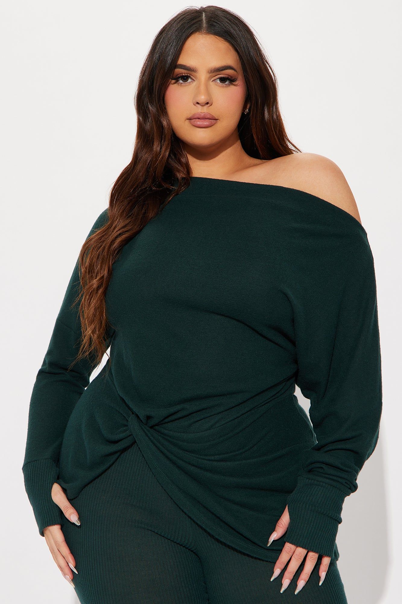 Tara Twist Front Pant Set - Olive sold by Fashion Nova product image thumbnail 5