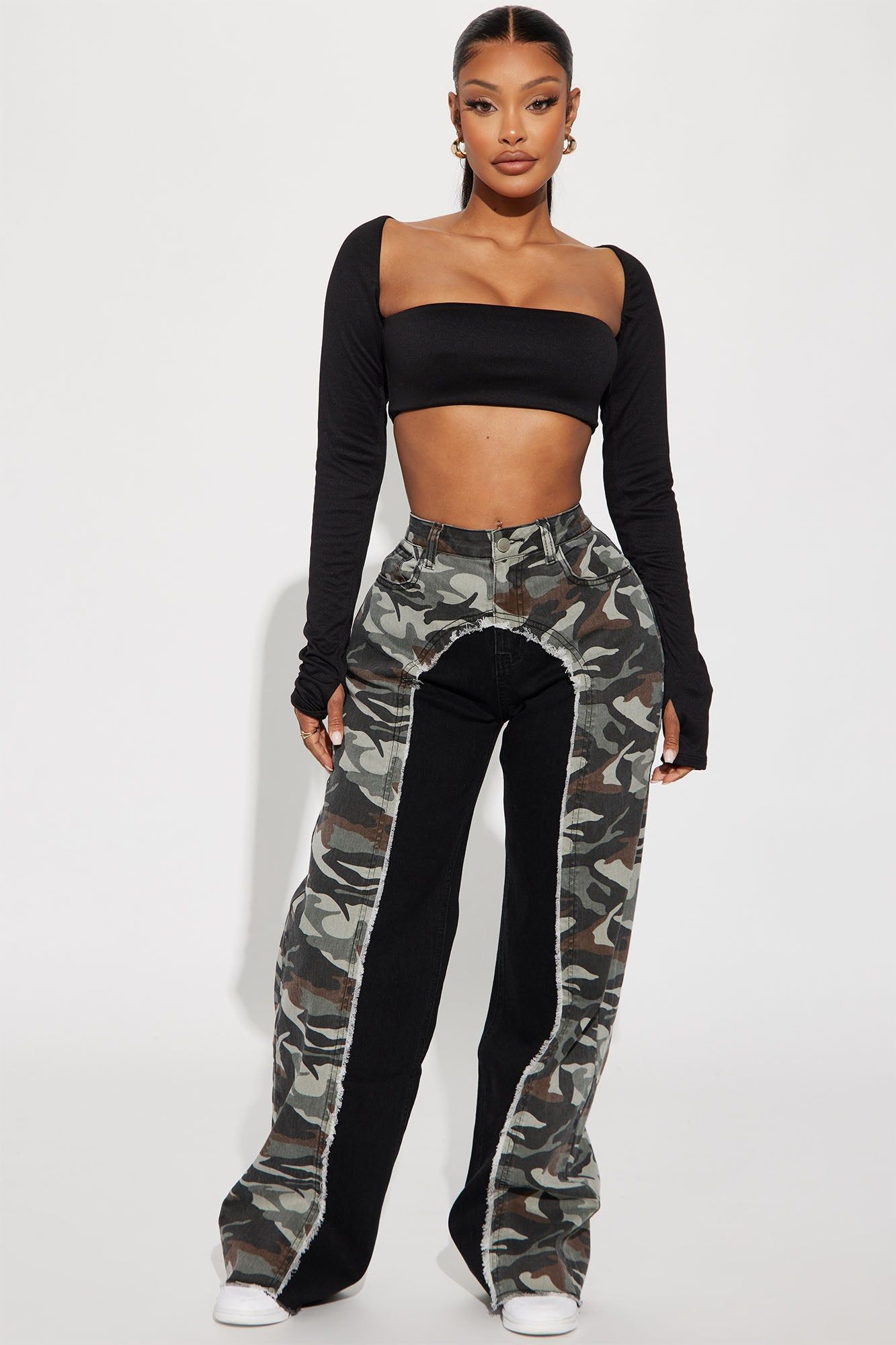 Love Tonight Crop Top - Black sold by Fashion Nova product image thumbnail 2