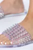 Dangerously Obsessed Flat Sandal - Clear sold by Fashion Nova