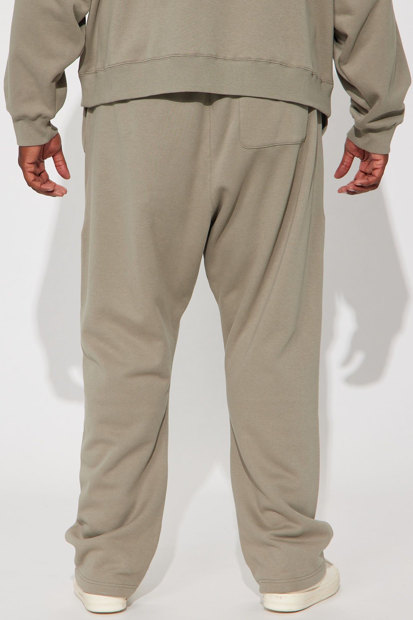 Tyson Heavyweight Straight Sweatpants - Olive sold by Fashion Nova product image thumbnail 7