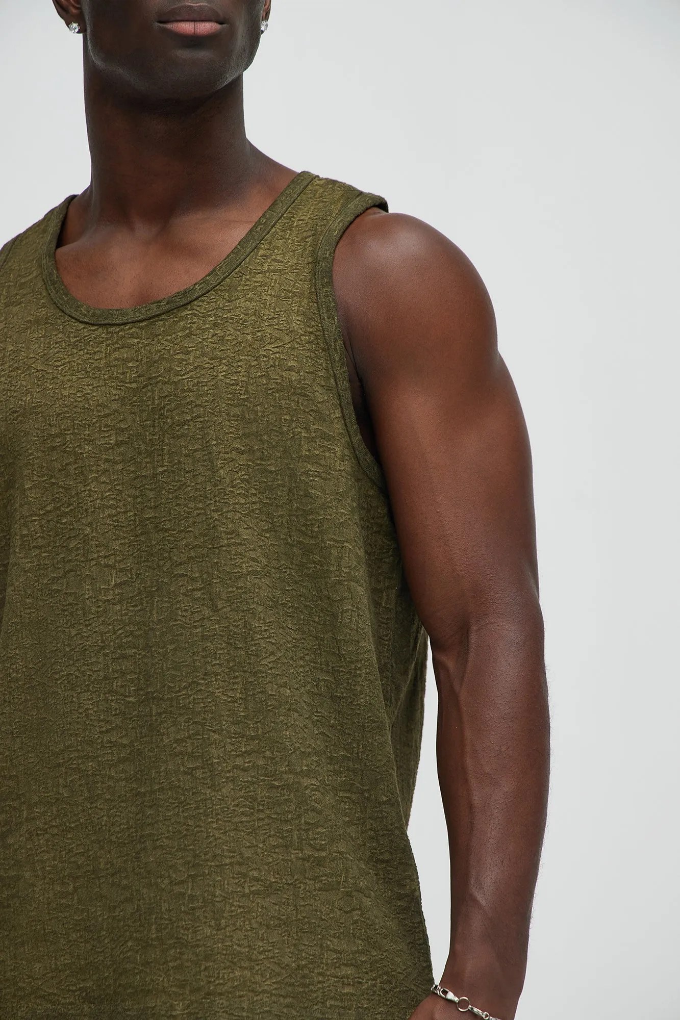 Calvin Washed Tank - Olive sold by Fashion Nova product image thumbnail 3