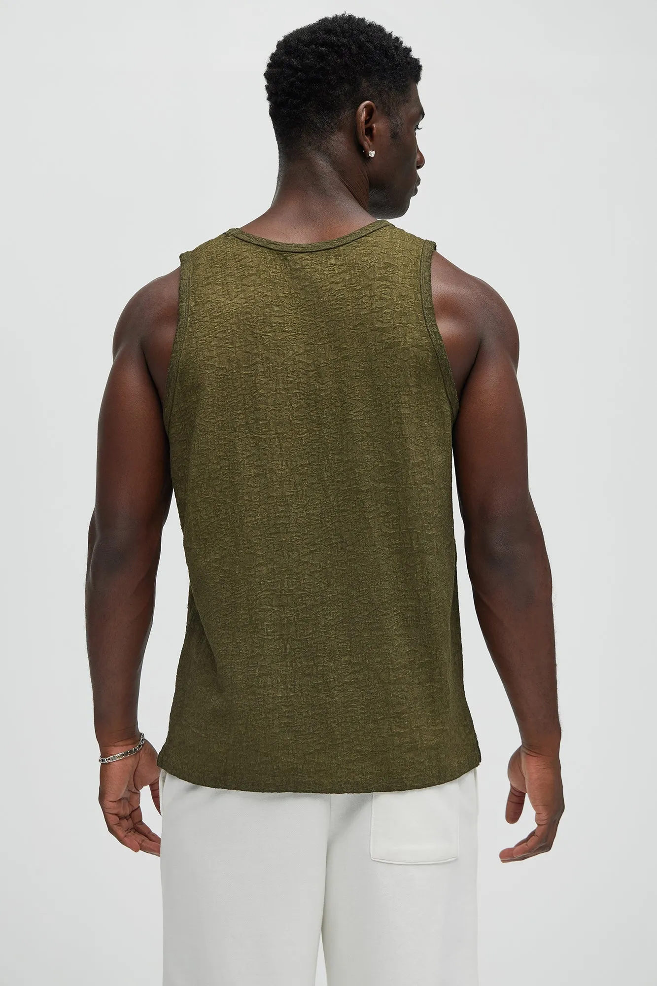 Calvin Washed Tank - Olive sold by Fashion Nova product image thumbnail 4