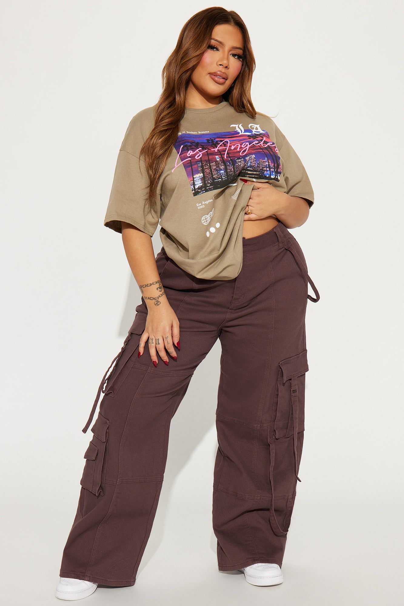 West Side Views Short Sleeve Tee - Sand sold by Fashion Nova product image thumbnail 5