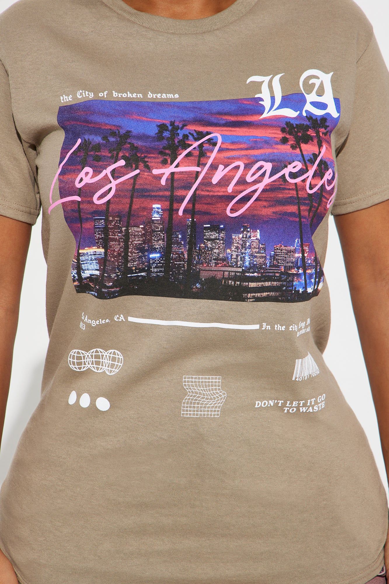 West Side Views Short Sleeve Tee - Sand sold by Fashion Nova product image thumbnail 3