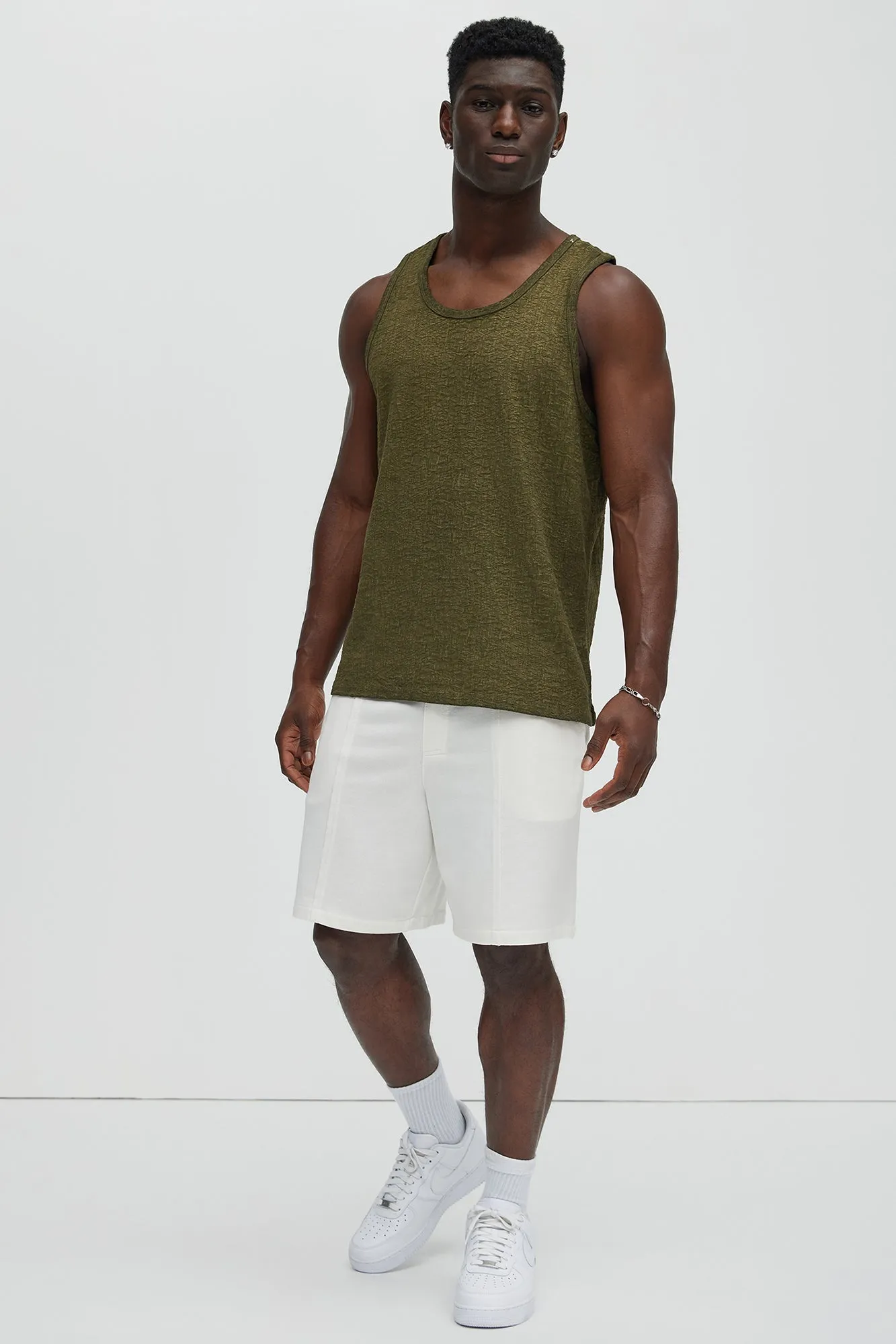 Calvin Washed Tank - Olive sold by Fashion Nova product image thumbnail 2