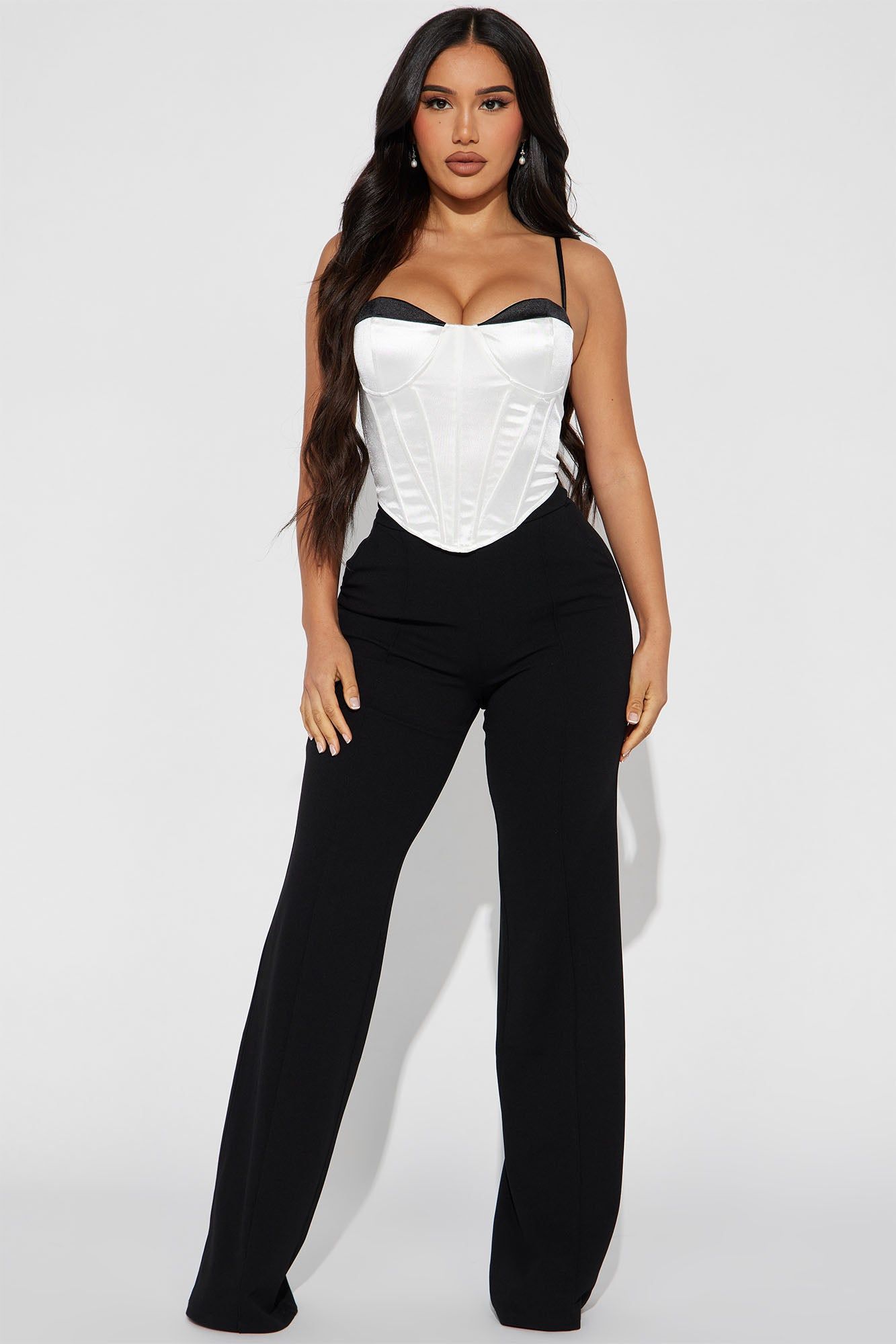 Raise Your Glass Satin Corset - White sold by Fashion Nova product image thumbnail 2
