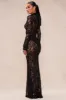 Valentina Lace Maxi Dress - Black sold by Fashion Nova