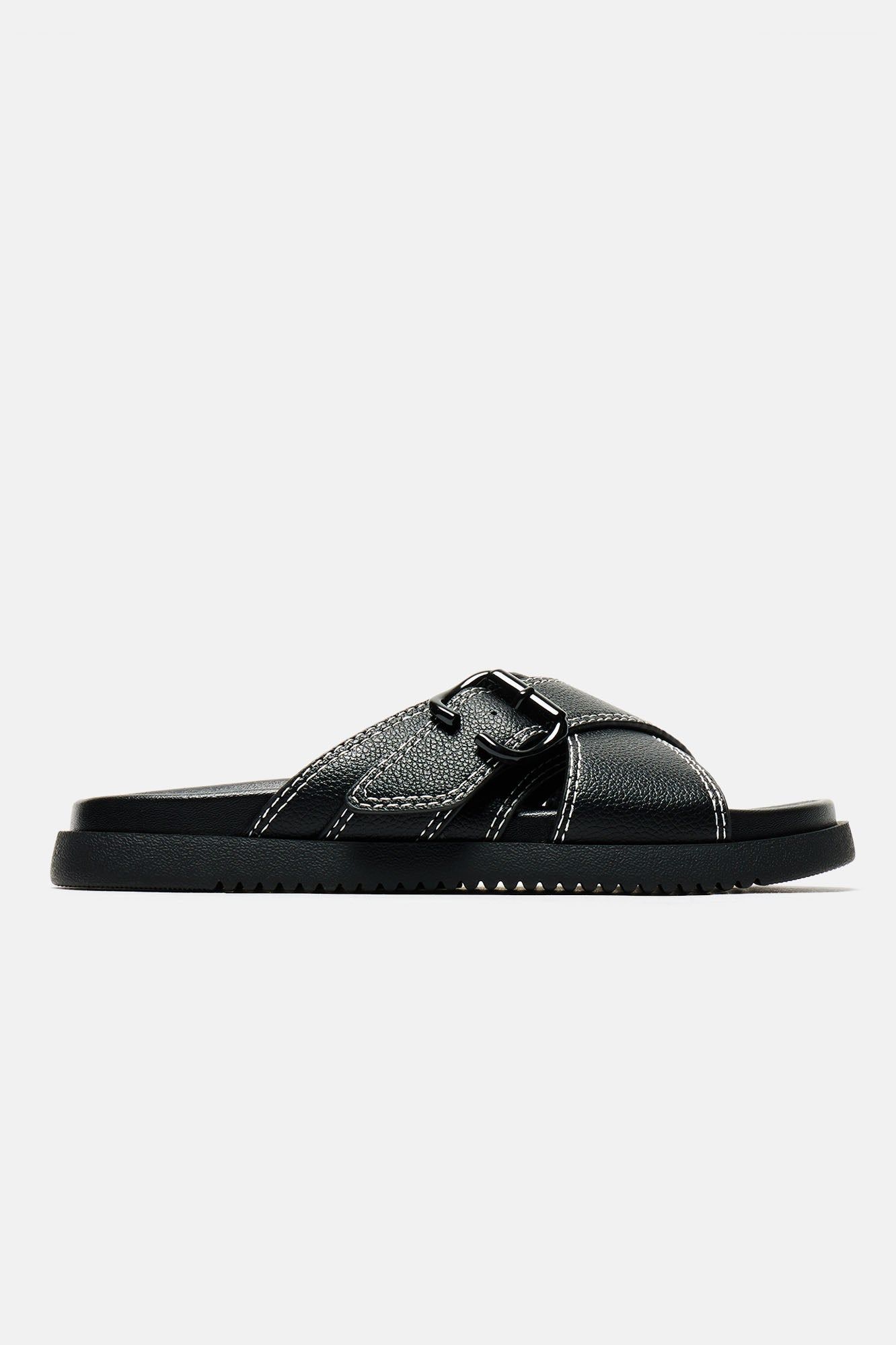 Your Only Pick Casual Slides - Black sold by Fashion Nova product image thumbnail 4