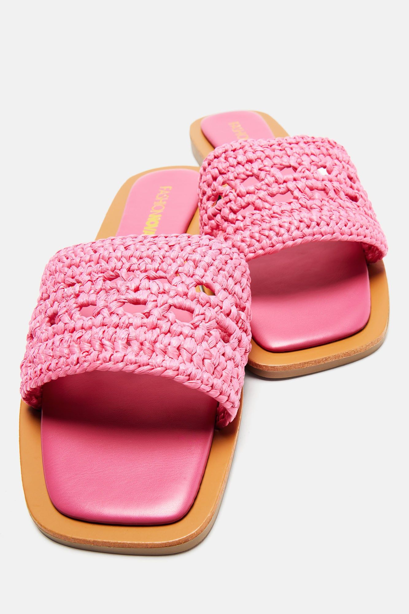 As Easy As That Flat Sandals - Pink sold by Fashion Nova