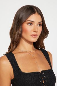 Desiree Layered Necklace - Silver sold by Fashion Nova