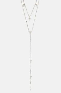 Desiree Layered Necklace - Silver sold by Fashion Nova