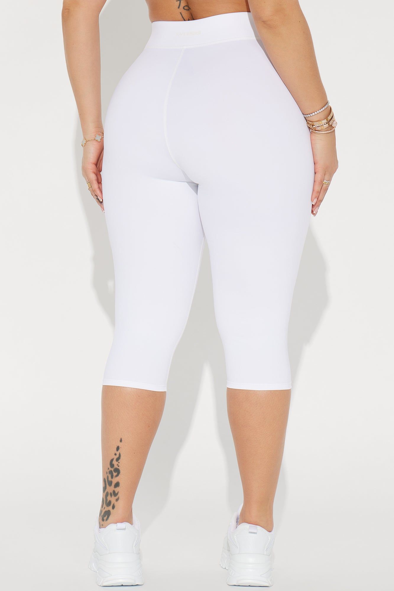 Power Punch Elevate Active Capri - White sold by Fashion Nova product image thumbnail 3