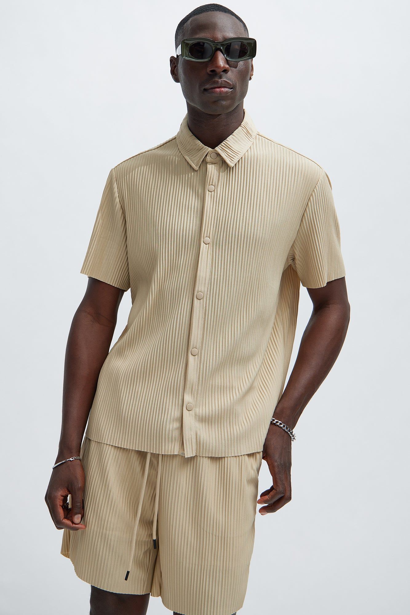 Florence Shirt - Tan sold by Fashion Nova