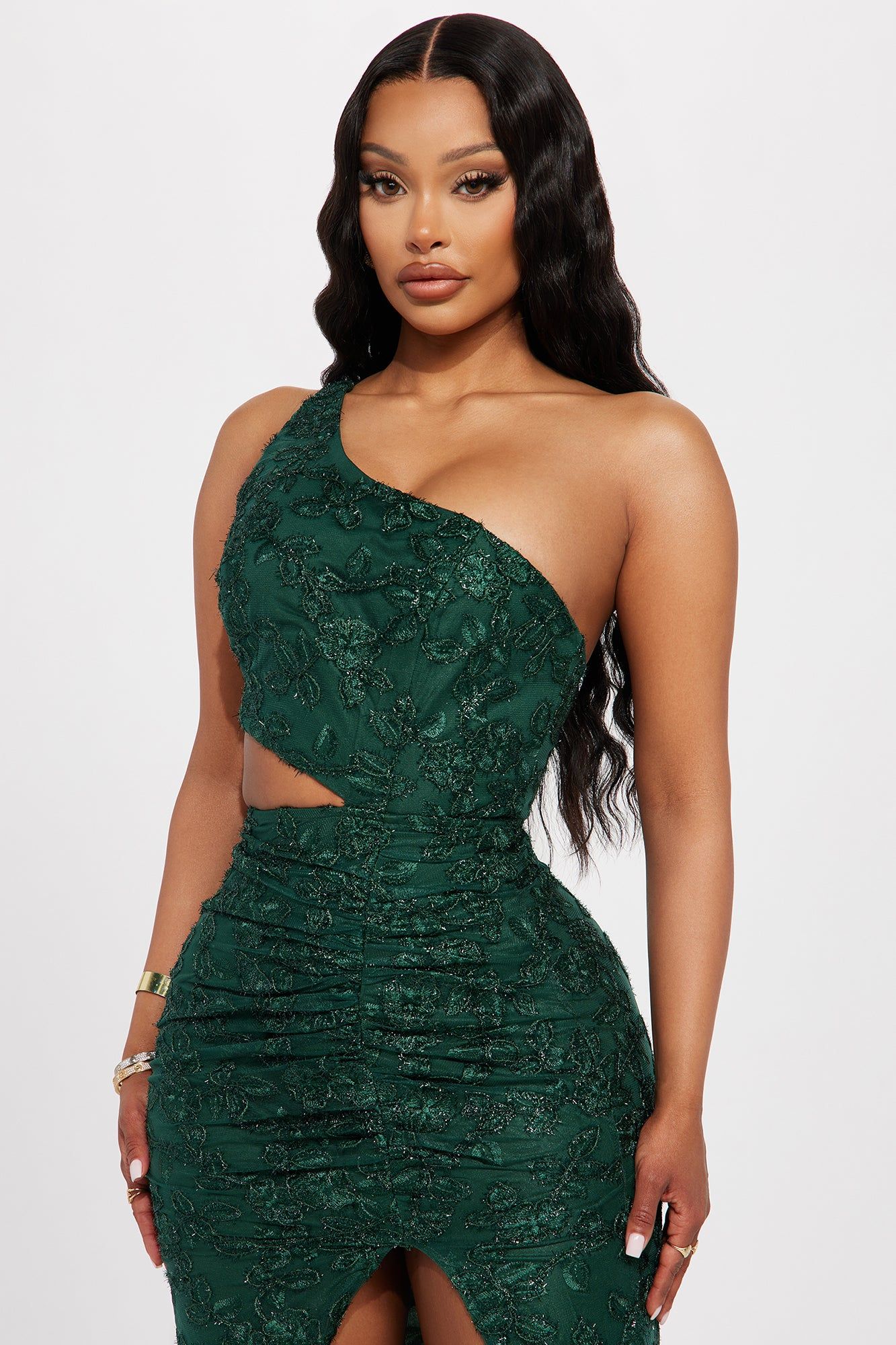Brinley Lace Gown - Hunter sold by Fashion Nova product image thumbnail 2